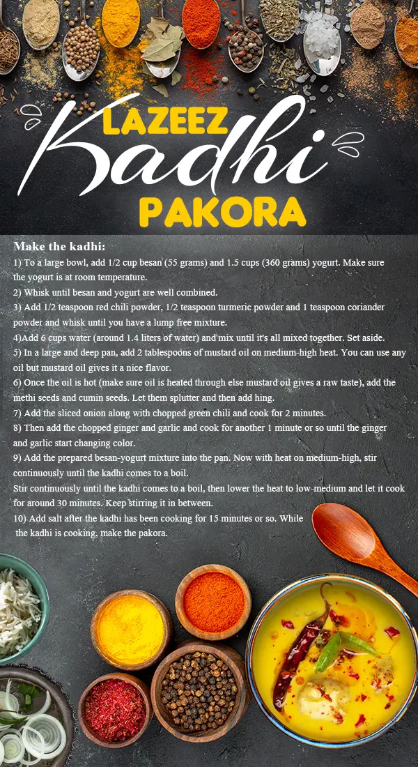 Kadhi Pakora: A Palate Flavor and Texture